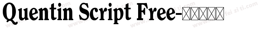 Quentin Script Free字体转换